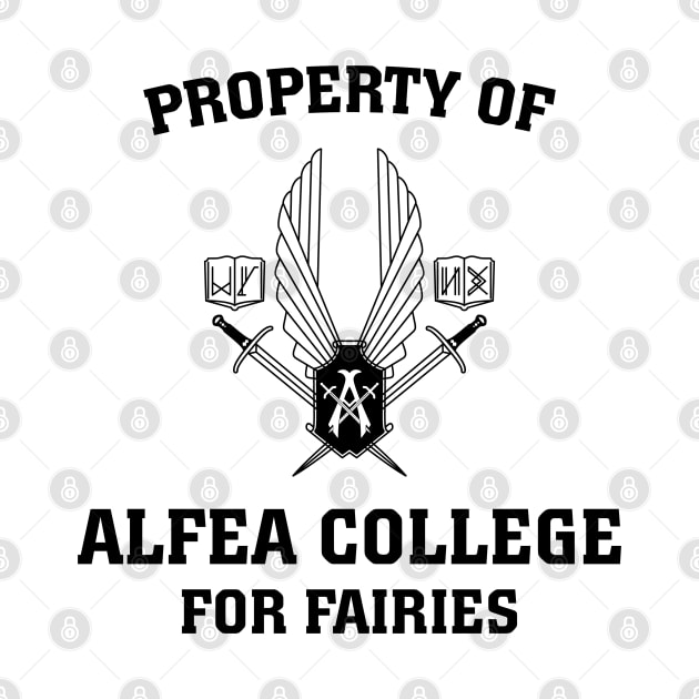 Property of Alfea College for Fairies by BadCatDesigns
