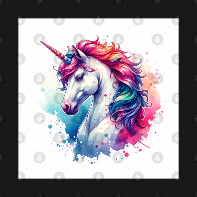 Unicorn Study - Fantasy AI by Oldetimemercan