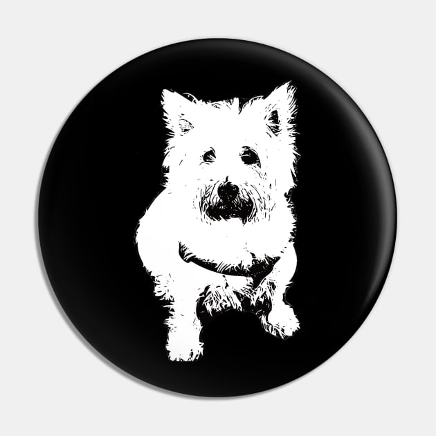 West Highland White Terrier - Westie Christmas Gifts Pin by DoggyStyles