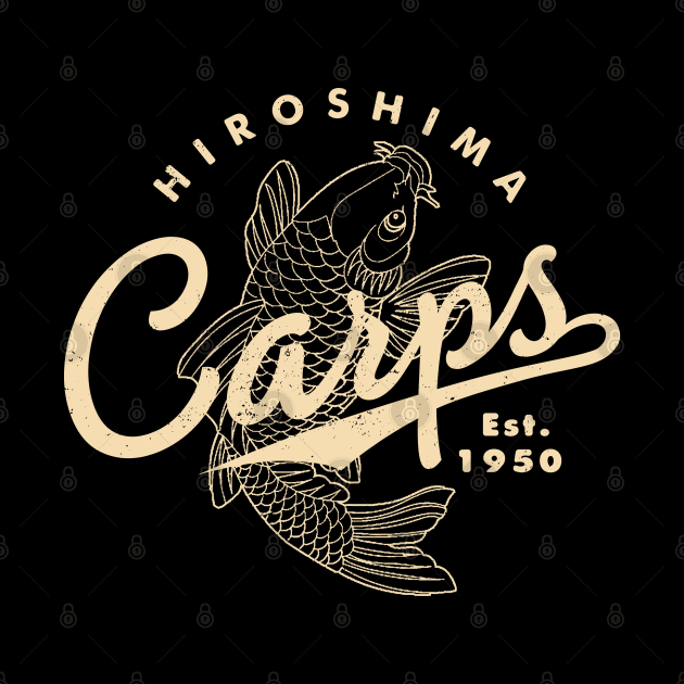 Hiroshima Carps Baseball 2 by Buck Tee Originals by Buck Tee