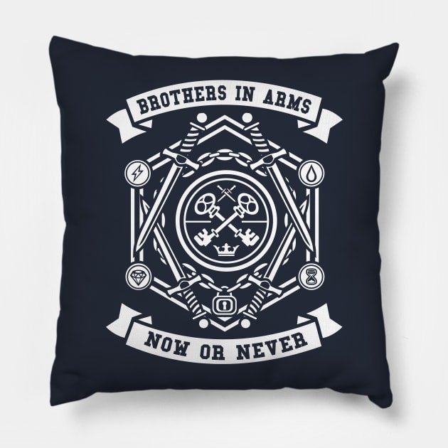 Brothers in Arms Pillow by drewbacca