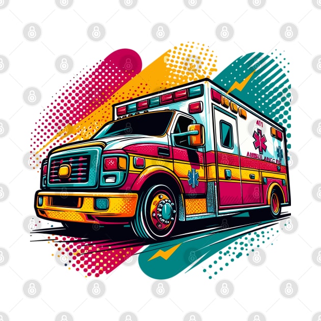 Ambulance by Vehicles-Art