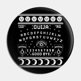 Ouija Ugly Sweater Pin