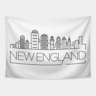 New England Minimal Skyline.png Tapestry