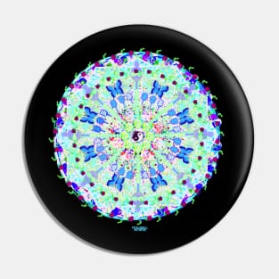 Pickleball Mandala by Pickleball ARTwear Pin