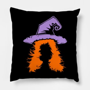 Scary Halloween Witch Pillow