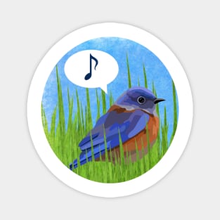 Bluebird of Happiness Magnet