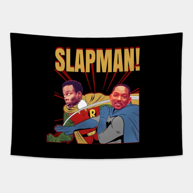 SlapMan - will smith Tapestry by Regx Food Cosmic