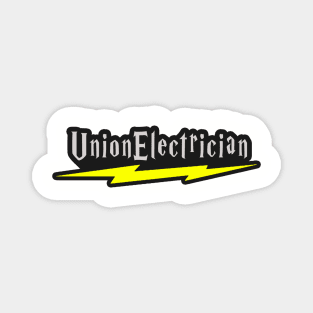 Union Electrician Wizard Magnet