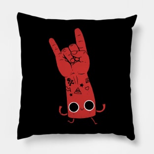 Kawaii Love Death Metal Pillow