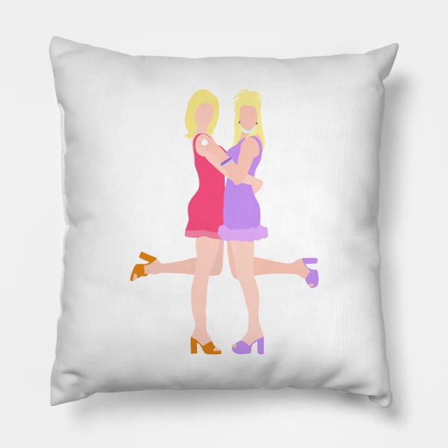 romy and michele Pillow by aluap1006