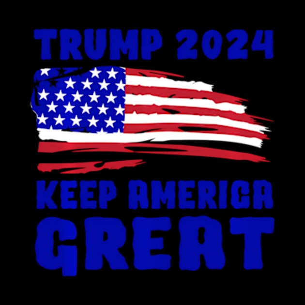 President Trump 2024 Usa Flag-Keep America by lam-san-dan