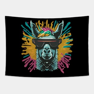 Futuristic Lhama Tapestry