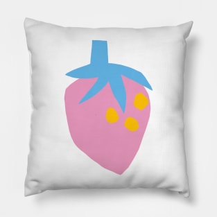 Pink Strawberry Pillow