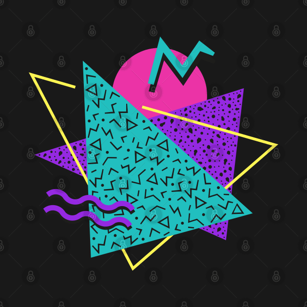 Memphis Pattern 9 / 80s Retro by Studio Memphis Waves