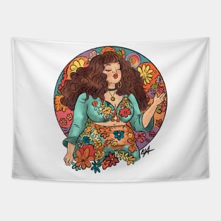 Psychedelic Penelope Tapestry