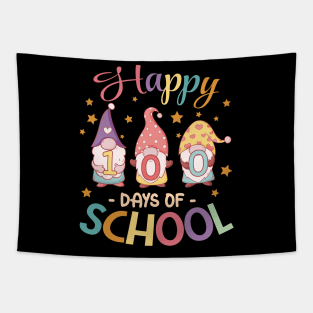 Happy 100 Days of School 2024 gnomies Tapestry