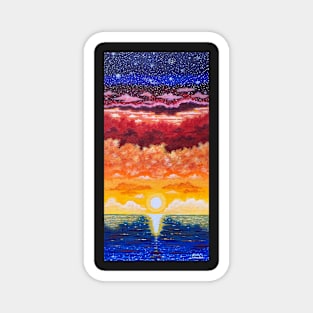 'Sunset As A Divine Gesture' Magnet