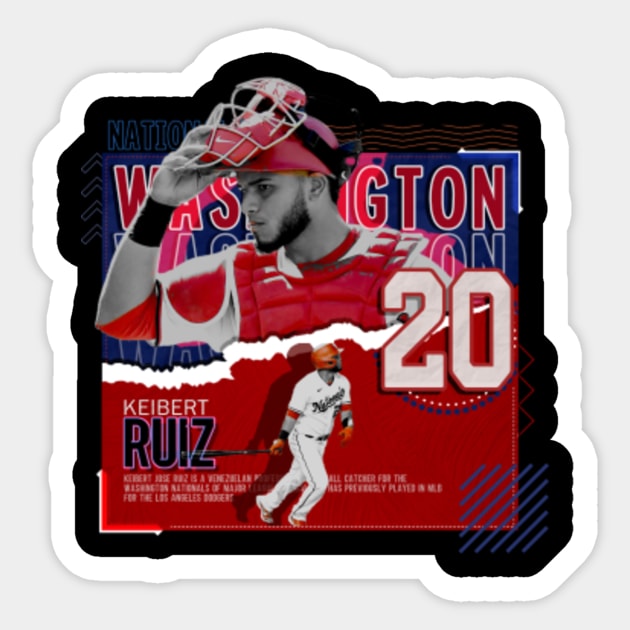 Keibert Ruiz Washington Nationals baseball player poster Nationals