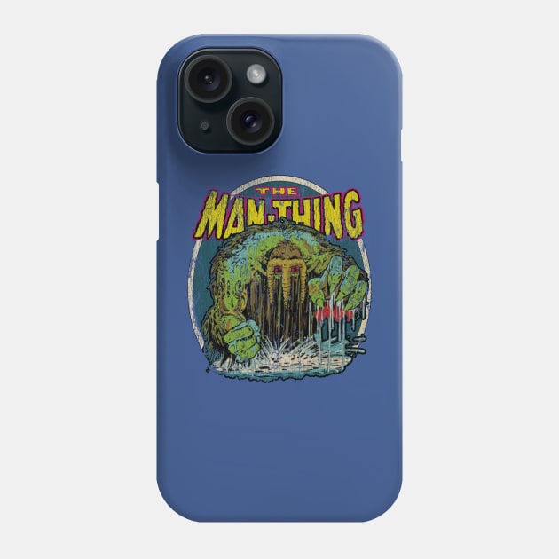The Man Thing Swamp Thing 1974 Phone Case by Thrift Haven505
