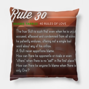 40 RULES OF LOVE - 30 Pillow