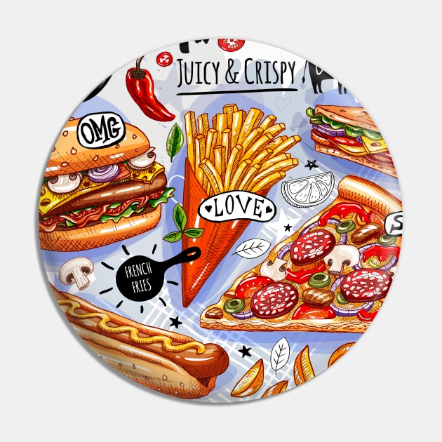 Food, yummy, print, burger, pizza, sandwich, roll, chicken Pin by Iraida Bearlala