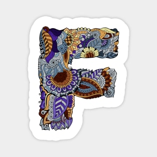 Letter F Magnet