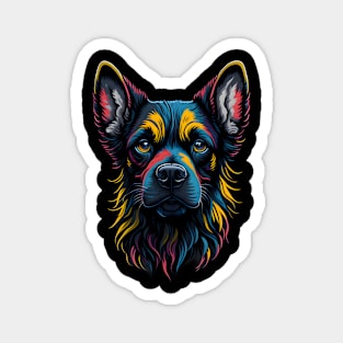 Colorful Dog Magnet