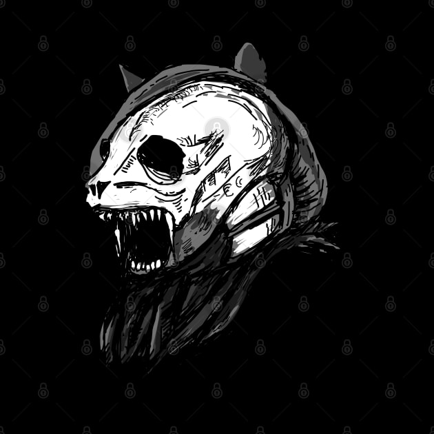 Panda Skull by DeathAnarchy