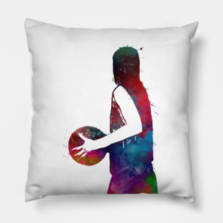 Basketball sport art #basketball Pillow