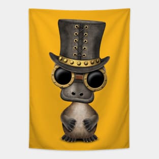 Steampunk Baby Platypus Tapestry