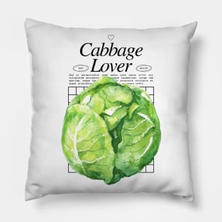 Cabbage - Veggies Lover Design Pillow