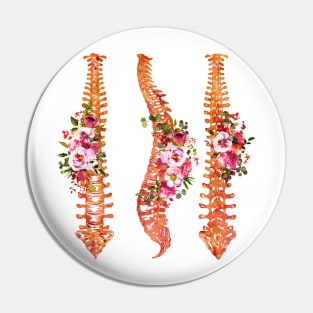 Human Spine Pin