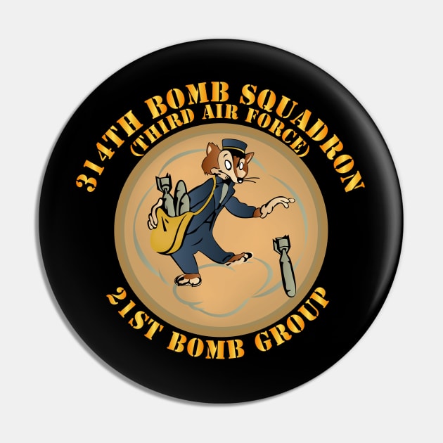 AAC - 314th Bomb Squadron- 21st BG - WWII Pin by twix123844