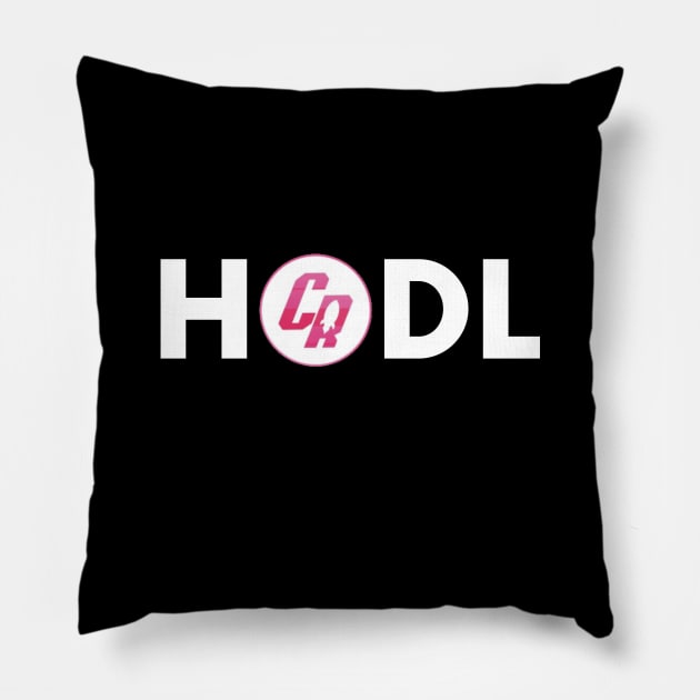 Cummies Crypto HODL To The Moon Pillow by Ghost Of A Chance 