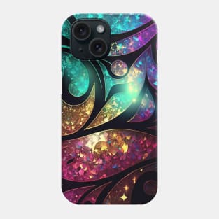 Rainbow Carnival Filigree Phone Case