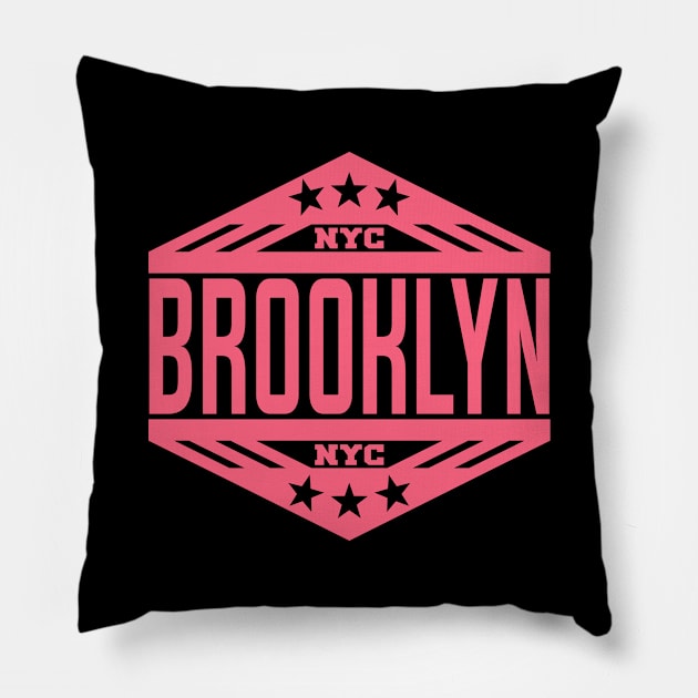 Brooklyn Pillow by colorsplash