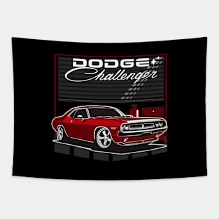 Challenger American Muscle Cars Tapestry