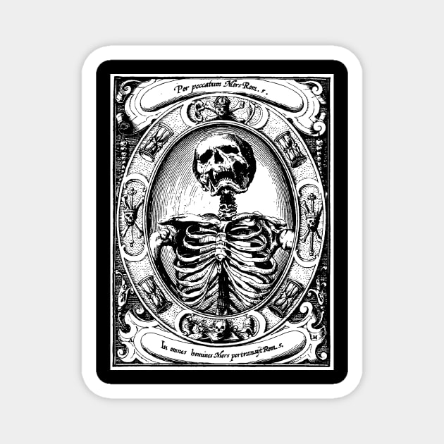 Memento Mori Magnet by ChatNoir01