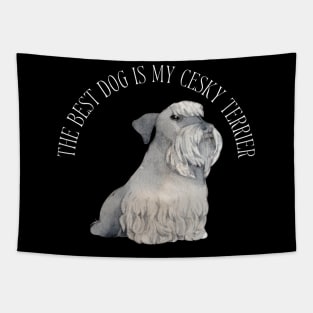 Cesky Terrier Life is better with my dogs Dogs I love all the dogs Tapestry