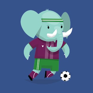 Soccer Elephant Portugal T-Shirt