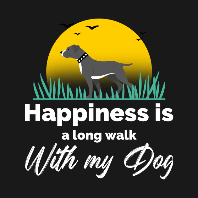 Happiness is a long walk with my dog by WizardingWorld