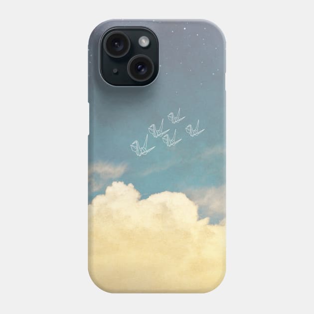 Paper Sky Phone Case by LylaLace Studio