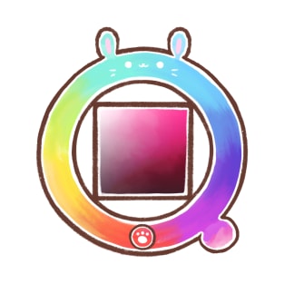 bunny color wheel paint tool sai T-Shirt