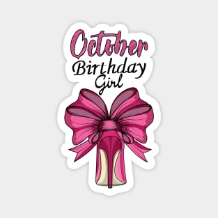 October Birthday Girl Magnet