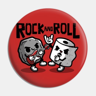 Rock and toilet roll Pin