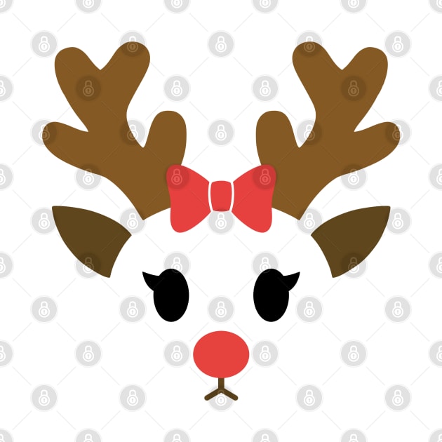 Rudolph Face by DaphInteresting