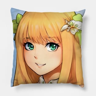 anime  blonde hair Pillow