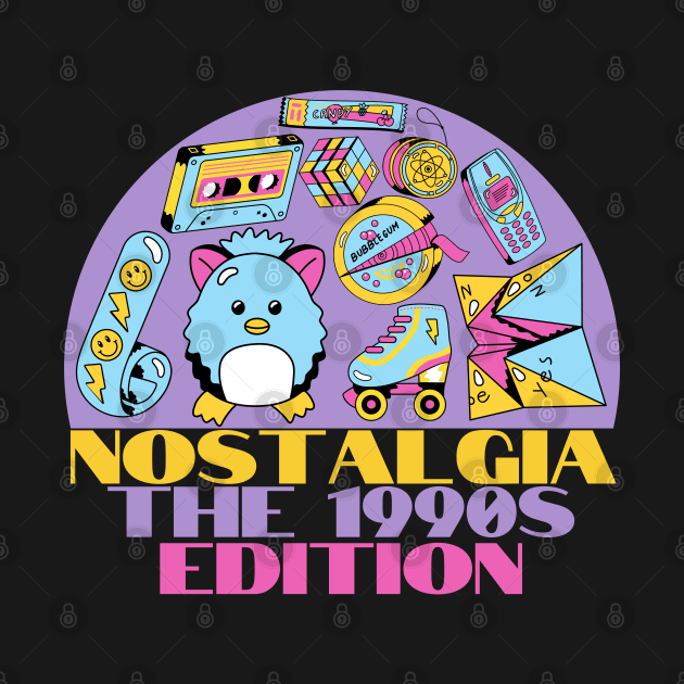 1990s Nostalgia - Nineties Retrowave by Souls.Print