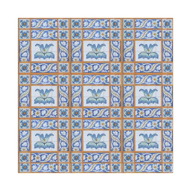 Vintage Art Nouveau Tiles by oknoki